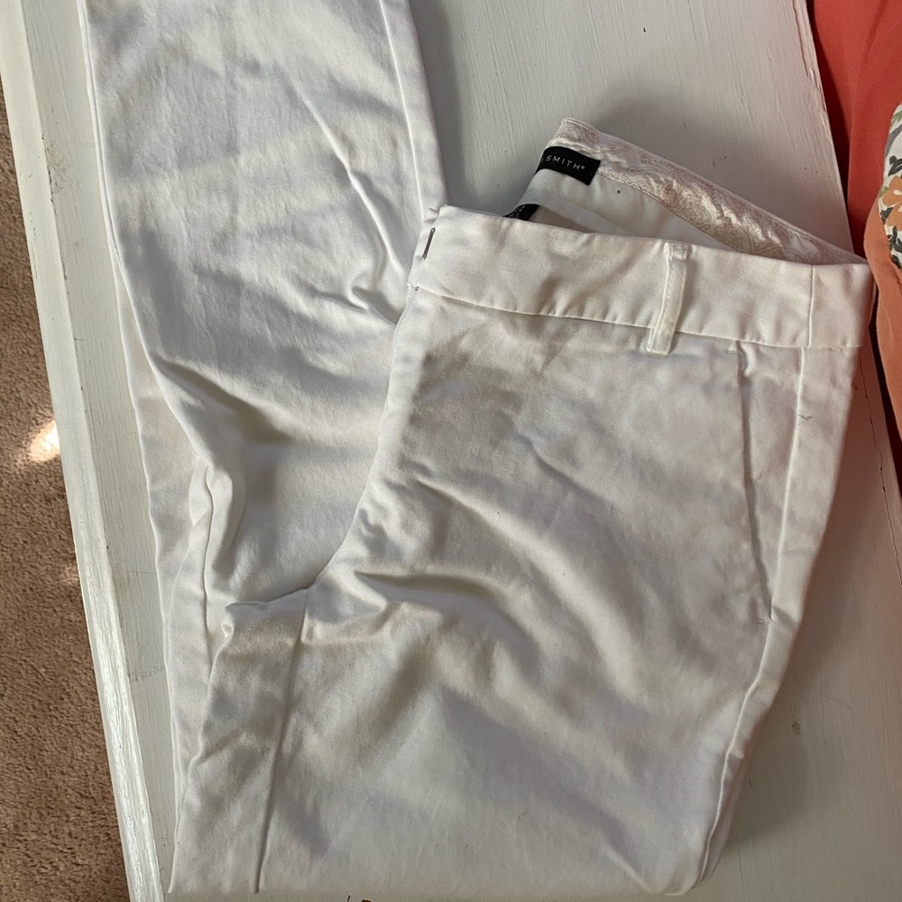 White Cropped Pants